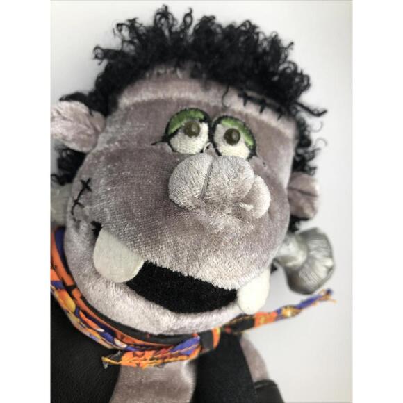 Halloween Frankenstein Animated Plush Sings, Eyes Flash Vintage Dandee - Picture 2 of 9